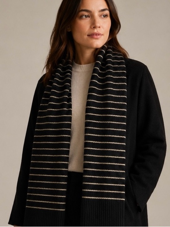 Anna & Ava Accessories - Anna & Ava Striped Knit Scarf